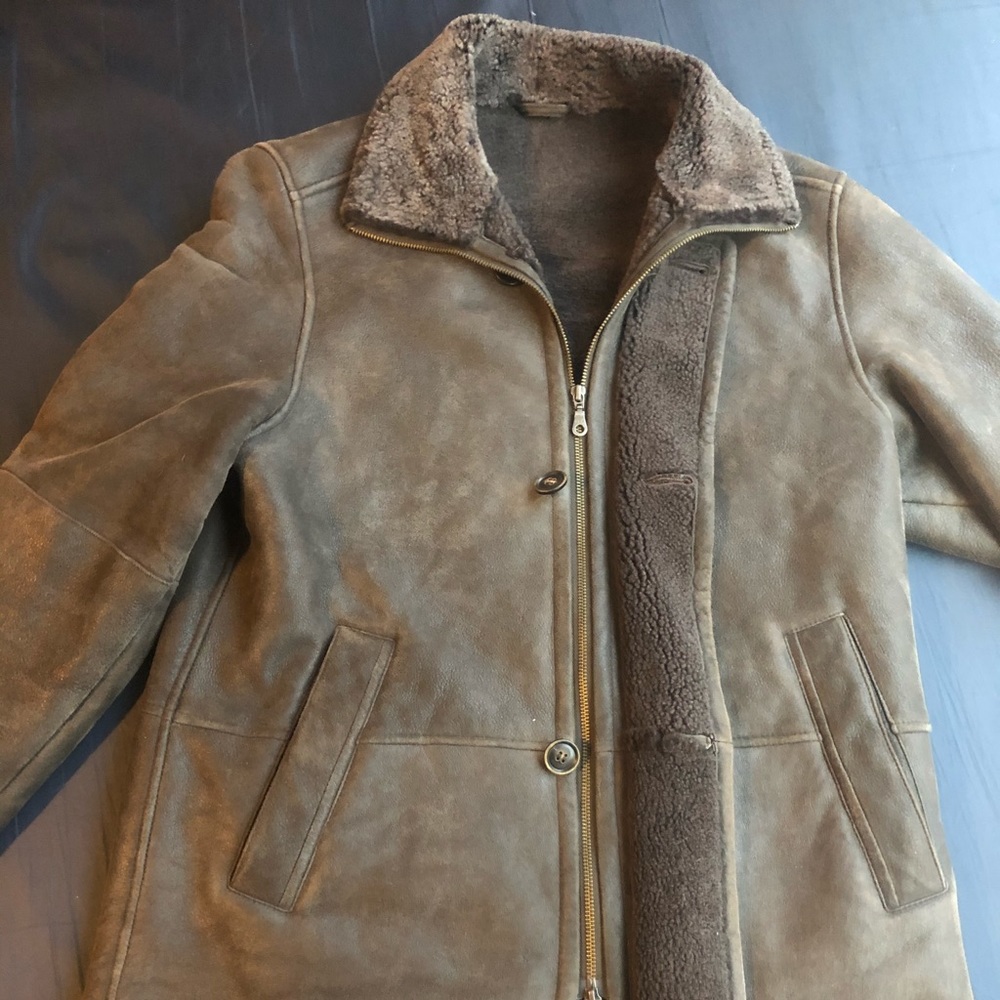 Vintage Designer Bomber Leather Jacket